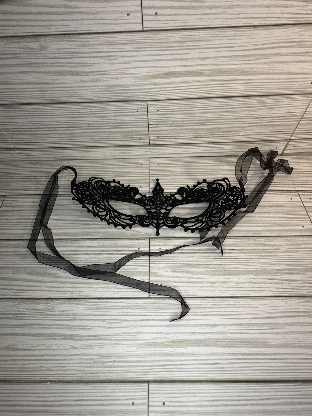 Black His And Hers Masquerade Mask Set Party Elegant Romantic Costume Halloween - Picture 6 of 9